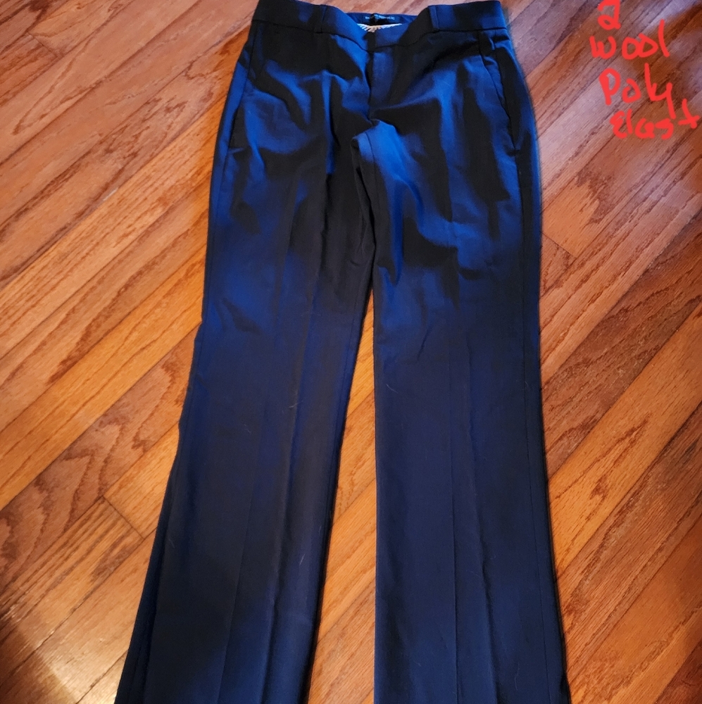 Banana Republic Navy wool blend Logan womens size 2